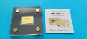 Zlatnik 30god Nemacke 1/500 Oz 999