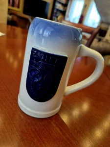 Zsolnai krigla iz 60- tih, orginal madjarska, pecuj