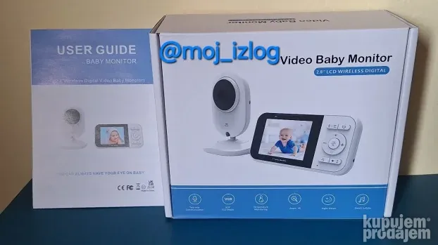 Bebi alarm baby monitor video nadzor kamera ekran