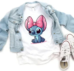 Stitch majica kratkih rukava za decu i odrasle