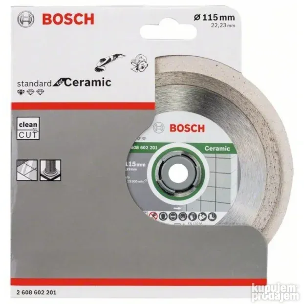 Dijamantska rezna ploča Standard for Ceramic Bosch 260860220