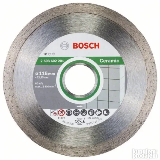 Dijamantska rezna ploča Standard for Ceramic Bosch 260860220
