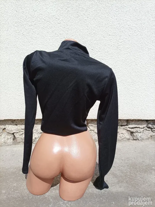 Slayer Crop Top Goth Bluza M