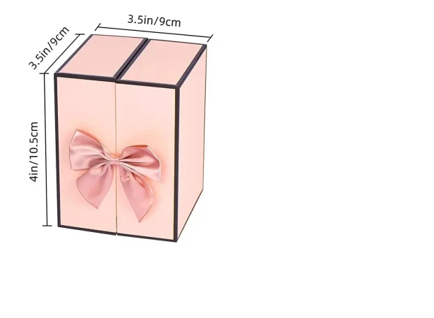 Ukrasna poklon kutija za nakit sa medom i konzervir. ružom