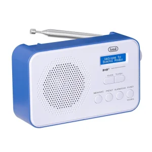 Trevi Dab 7f92 R Digital Dab/dab+ And Fm Radio White-blue