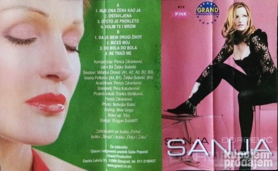 Sanja Djordjevic-Da je meni Drugi Zivot (2002) Kaseta