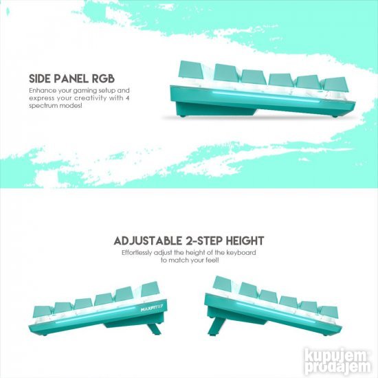 Tastatura Mehanicka Gaming Fantech MK856 RGB Maxfit 87(Blue
