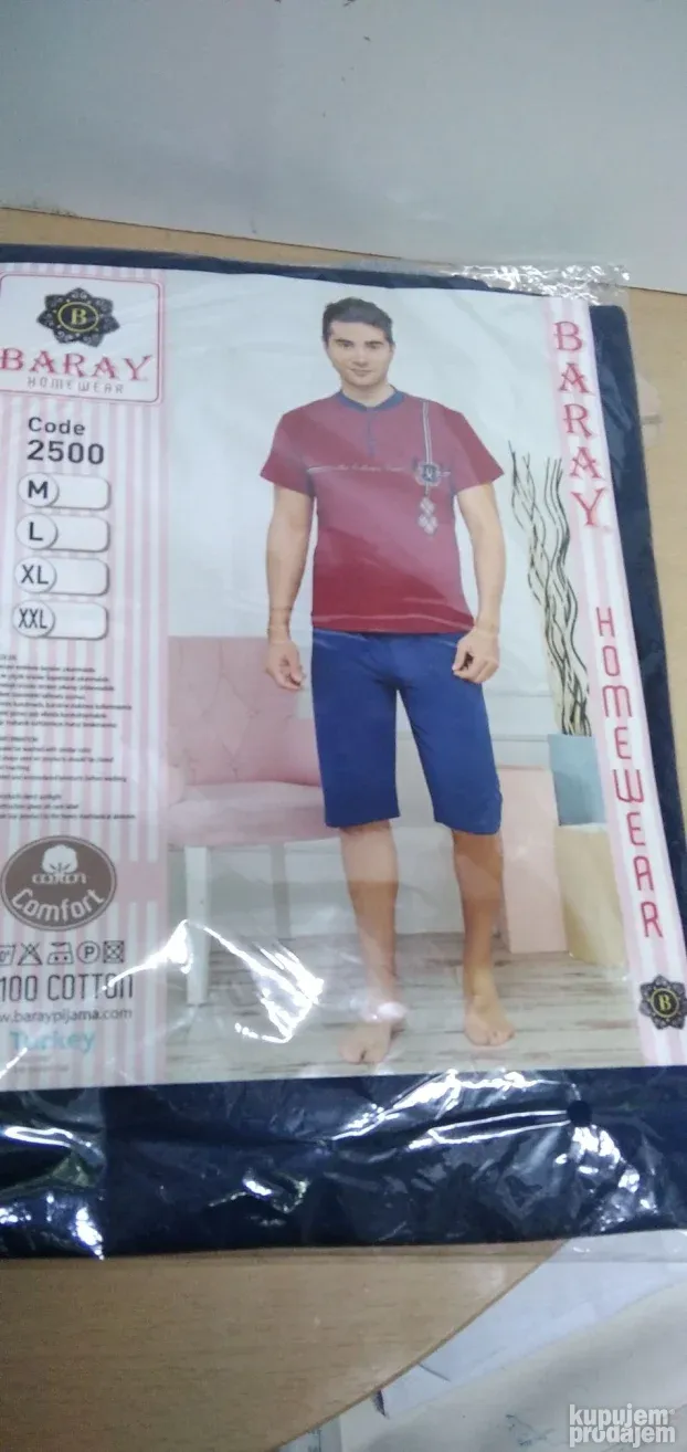 Muska pidzama kratak rukav