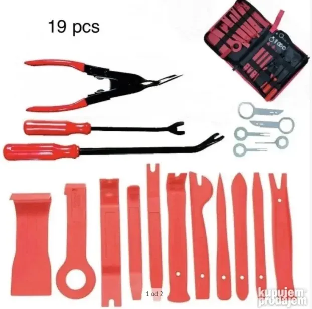 Set za skidanje tapacirunga žabica auto radija i džekova