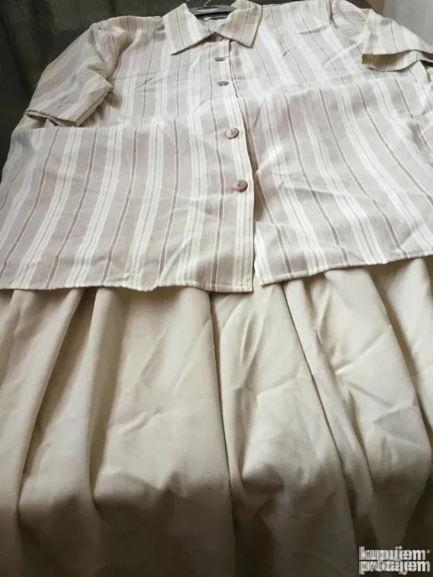 KOMPLET ženski letnji, drap, lep, br. 46, UK