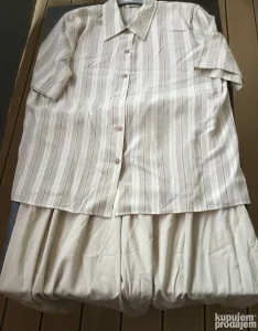 KOMPLET ženski letnji, drap, lep, br. 46, UK