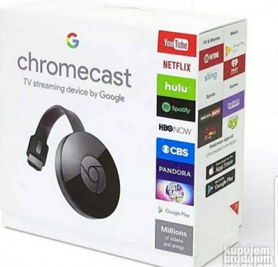 Chromecast za povezivanje telefona sa tv-om televizorom