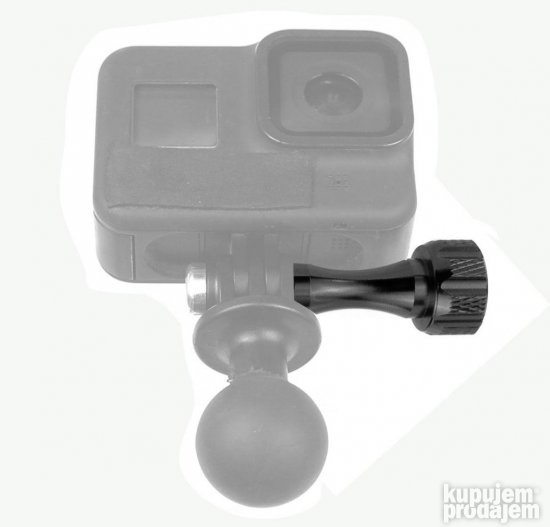 Aluminijumski Sraf 35 mm za GoPro Hero Crni CNC Sraf