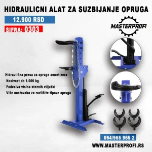 Alat za suzbijanje opruga hidraulicni garancija 1 godina