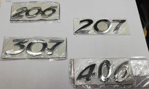 Auto oznake pežo 206,207,307,406
