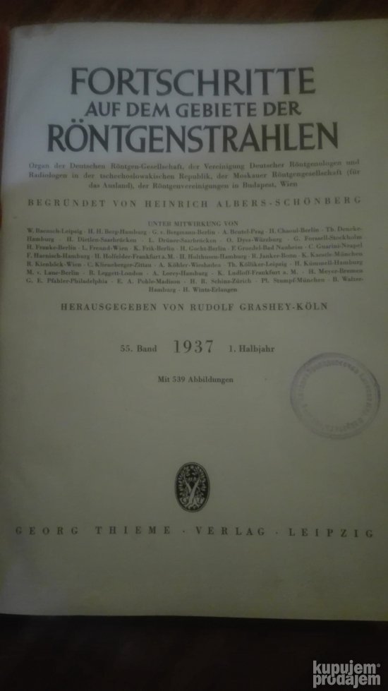 Fortschritte auf dem gebiete der Rontgenstrahlen