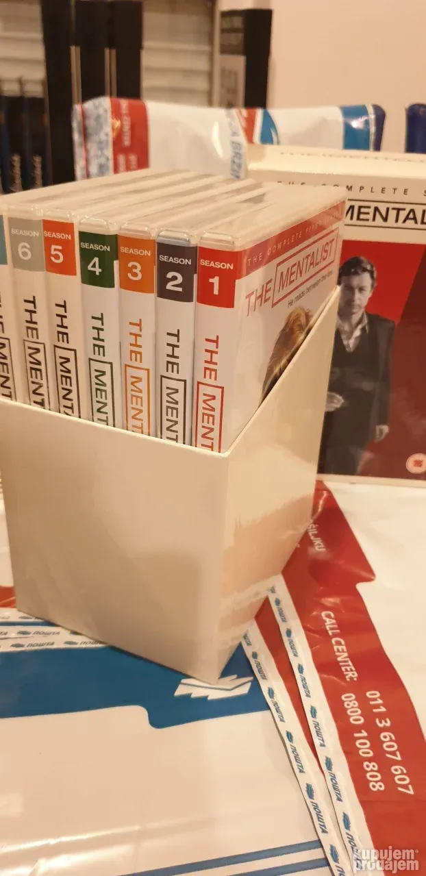 THE MENTALIST kompletna serija 1-8 DVD