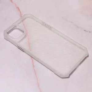 Maska Carbon Crystal za iPhone 14 Plus 6.7 bela