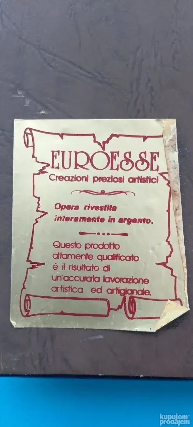 Stara slika reljef sa srebrom