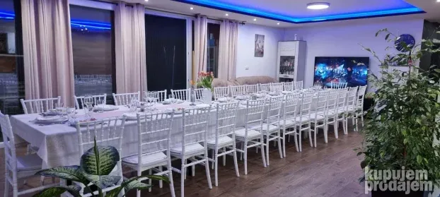 Iznajmljivanje stolova stolica paviljona