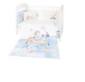 Kikka Boo Posteljina sa ogradicom KKB The Fish Panda