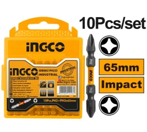 Odvijački bit PH2+PH2 65MM 10/1 INGCO