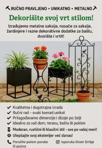 Izrada zardinjera nosaca saksija i dekora od METALA