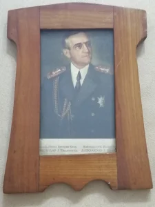 KRALJ ALEKSANDAR u drvenom ramu ORIGINAL