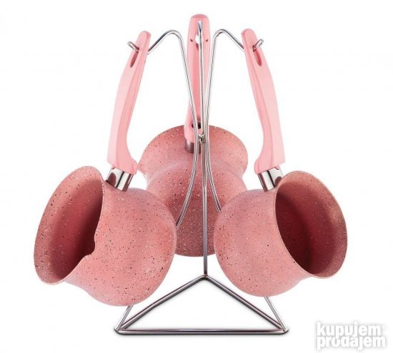 Dzezva džezva Granit sa stalkom 4/1 ROZA Novo