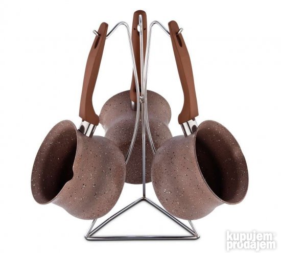 Dzezva džezva Granit sa stalkom 4/1 ROZA Novo