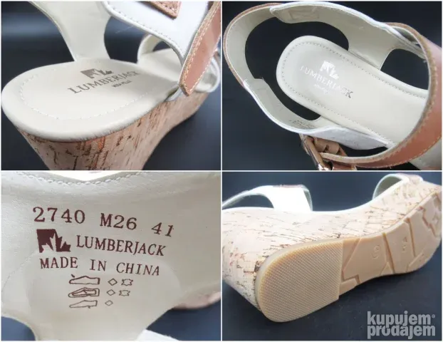 Lumberjack sandale platforma KOŽA NOVO C263-2