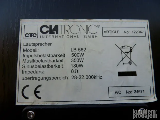 Clatronic LB 562