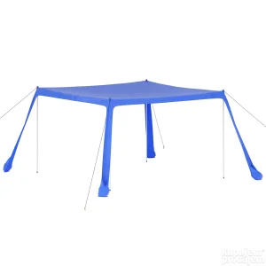 Plažni šator sa 4 stuba, 300 x 300 x 200 cm, plavi
