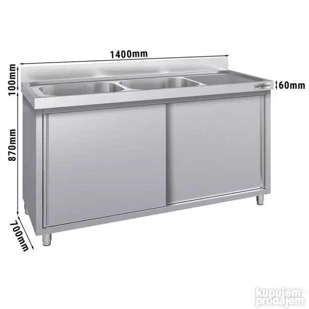 Ormar za sudoperu ECO - 1400x700mm
