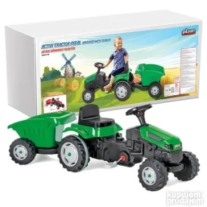 Traktor pilsan zeleni i crveni novoo