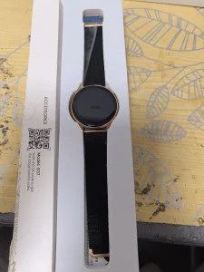 Smart watch dark gold