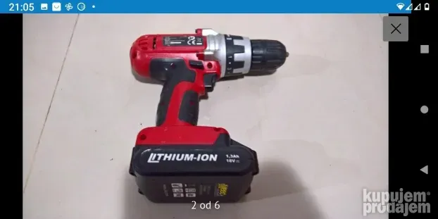 JULA Meec Tools  18v Li ion Busilice srafilice & baterija