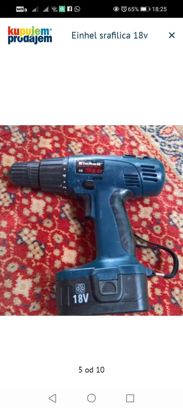 JULA Meec Tools  18v Li ion Busilice srafilice & baterija