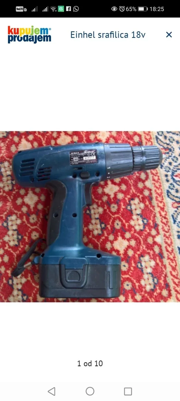 JULA Meec Tools  18v Li ion Busilice srafilice & baterija