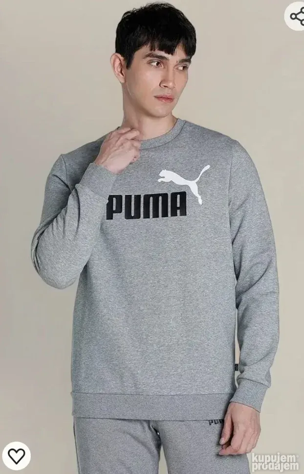 PUMA sivi duks vel. L - kao nov f