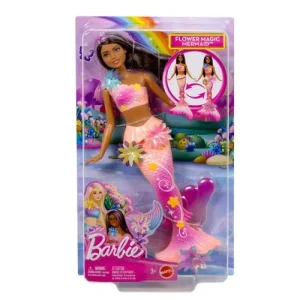 Barbie Magicna Cvetna Princeza Brineta NOVO