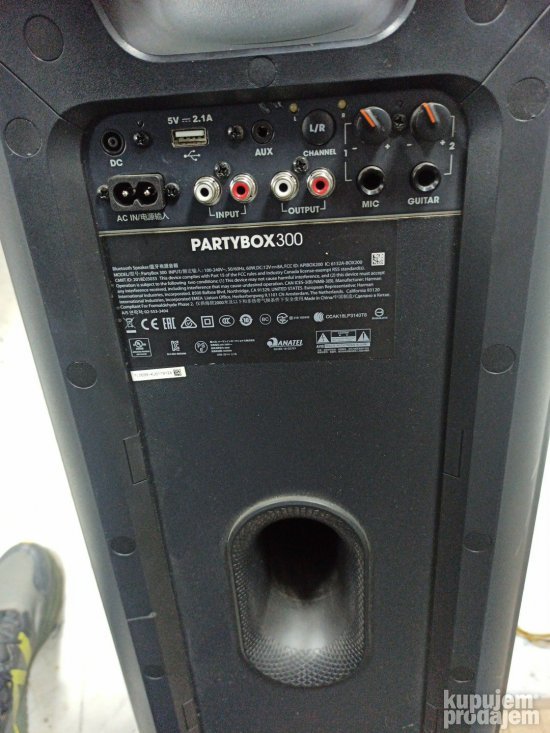 Popravka JBL PARTYBOX zvučnika