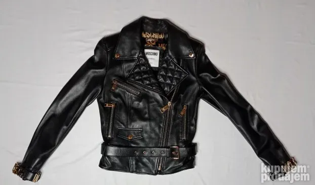 MOSCHINO kožna jakna LUX
