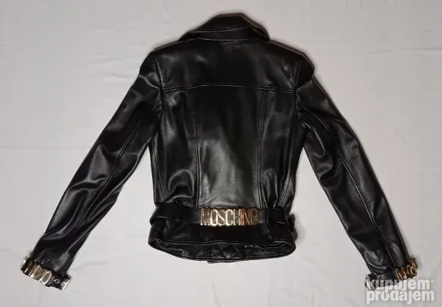 MOSCHINO kožna jakna LUX