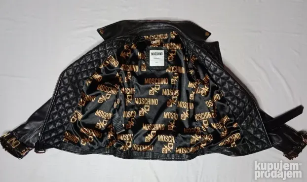 MOSCHINO kožna jakna LUX