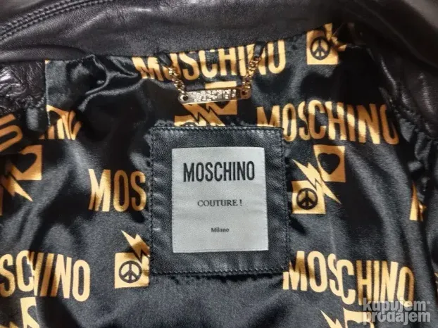 MOSCHINO kožna jakna LUX