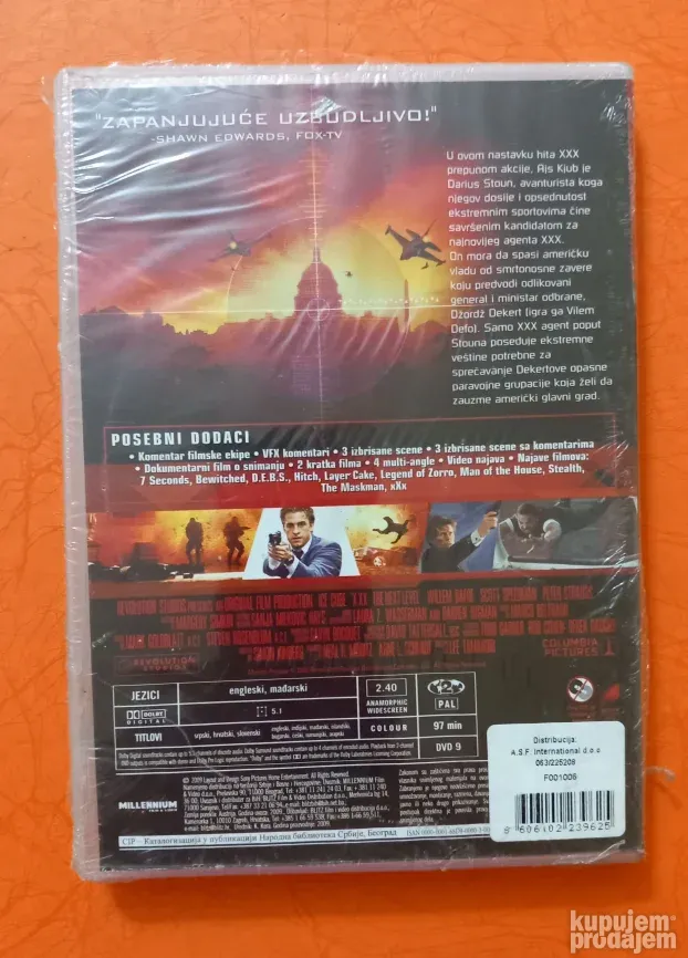 Agent XXX dvd