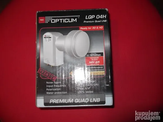 Nov QUAD (4K) LNB Premium kvaliteta (4 izlaza za 4 risivera)