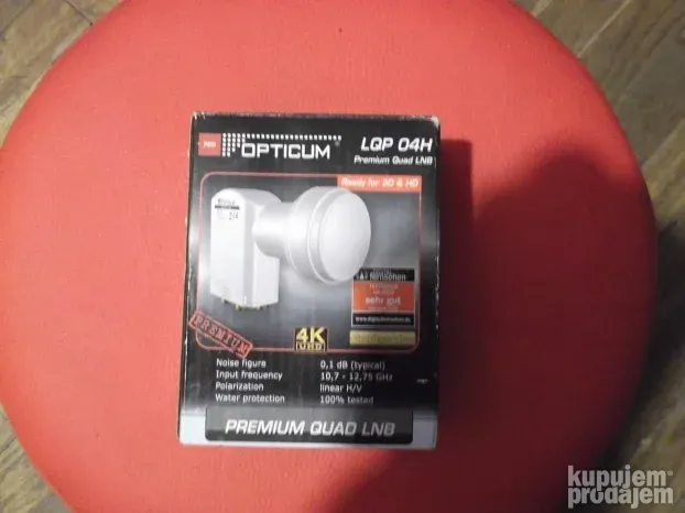 Nov QUAD (4K) LNB Premium kvaliteta (4 izlaza za 4 risivera)