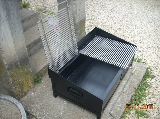 Polu - Profi Rostilj 90 x 50! (Prohrom resetka, Dublja kutij